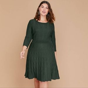 Lane Bryant Green Dress